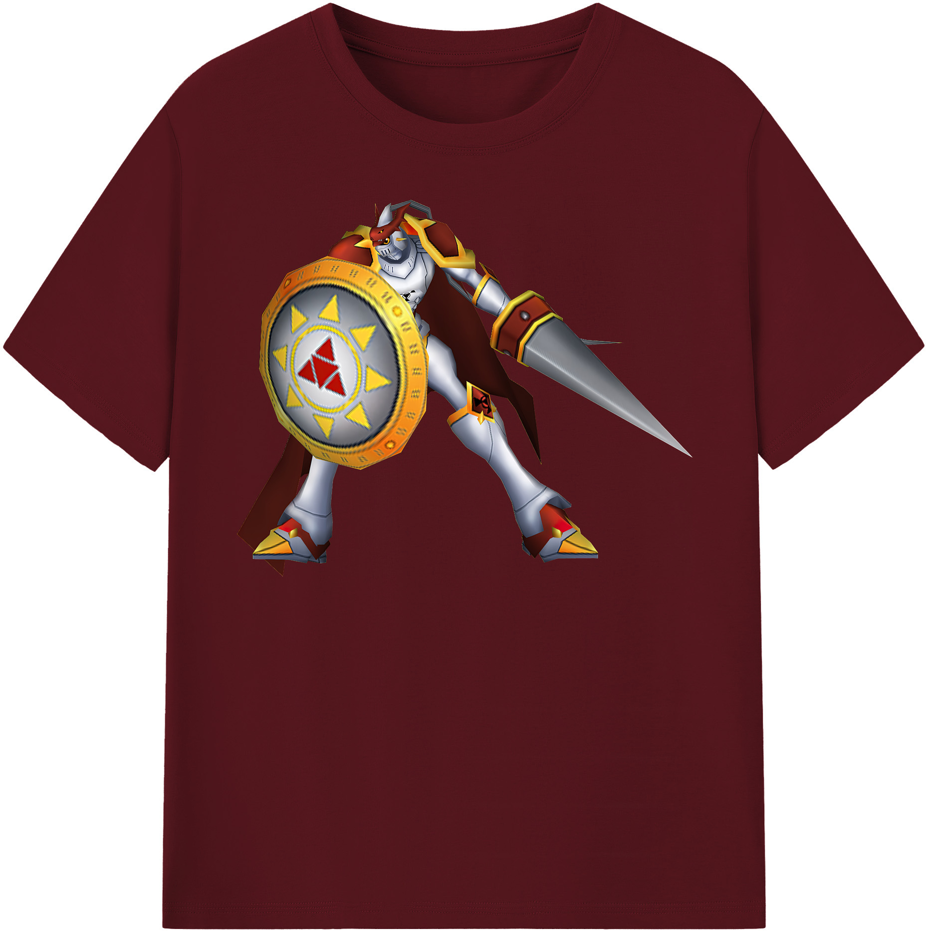 （画像用） Digimon デジタルモンスター/デジモン 綿100％半袖Tシャツ（フロントプリント）